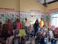 School stationery and slipper distributed,Mangaon